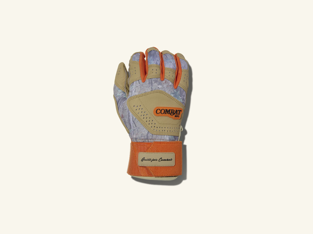 COMBAT MFG Outdoor Long Strap Batting Gloves