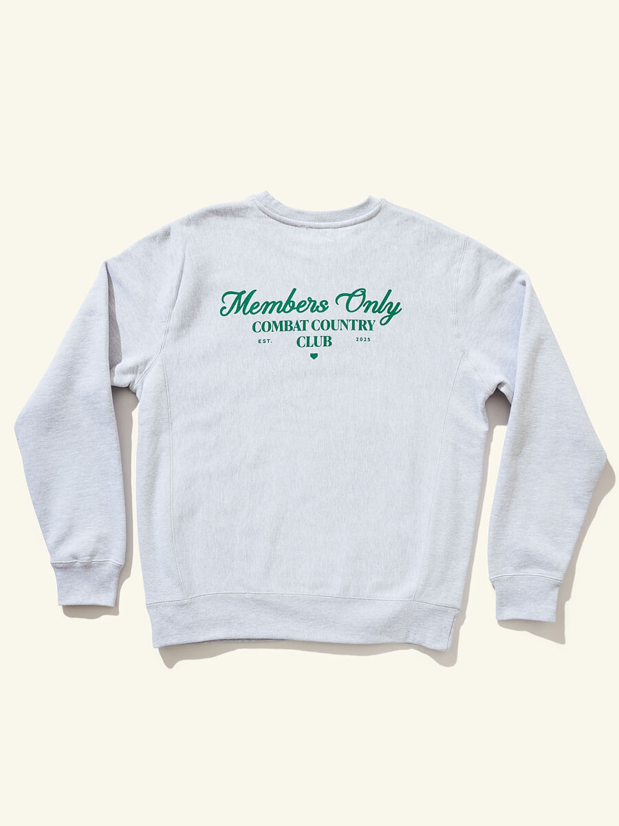 Combat MFG Country Club Members Only Crewneck | Combat