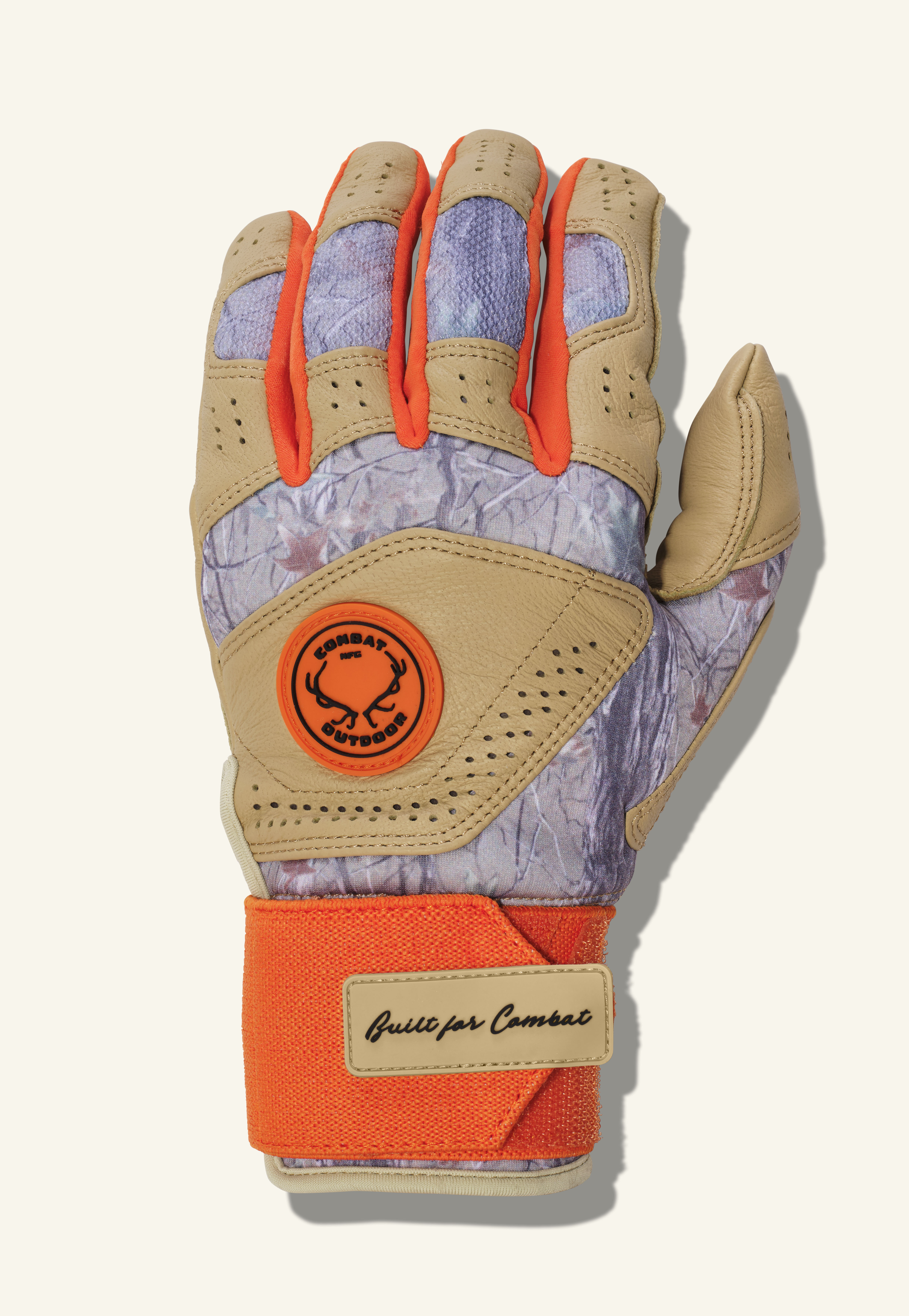 COMBAT MFG Outdoor Long Strap Batting Gloves