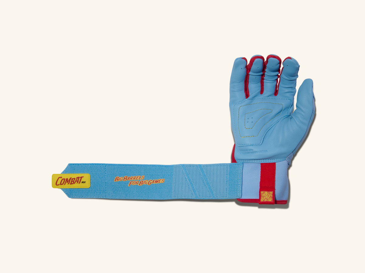 COMBAT MFG Outdoor Long Strap Batting Gloves