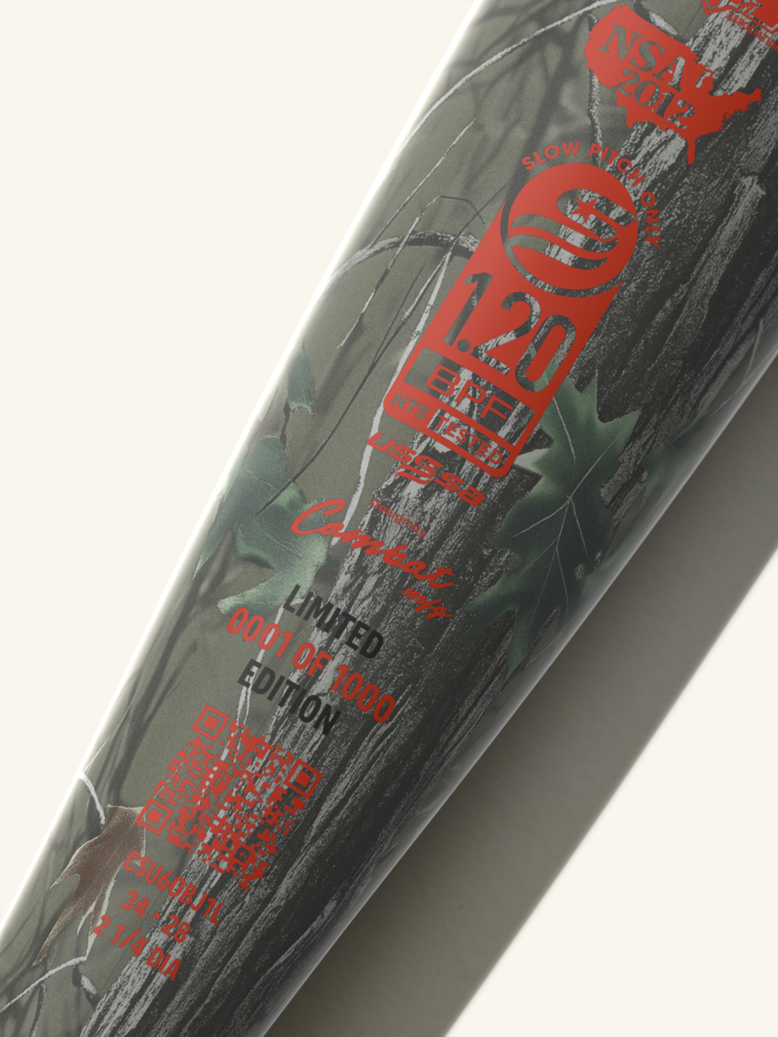 Combat Outdoor "SHOOTERS SHOOT" Bradley Jones CR-1 USSSA Slowpitch Bat