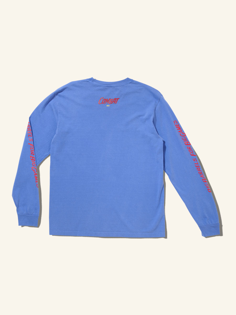 Combat MFG Outdoor Long Sleeve Tee, Light Blue