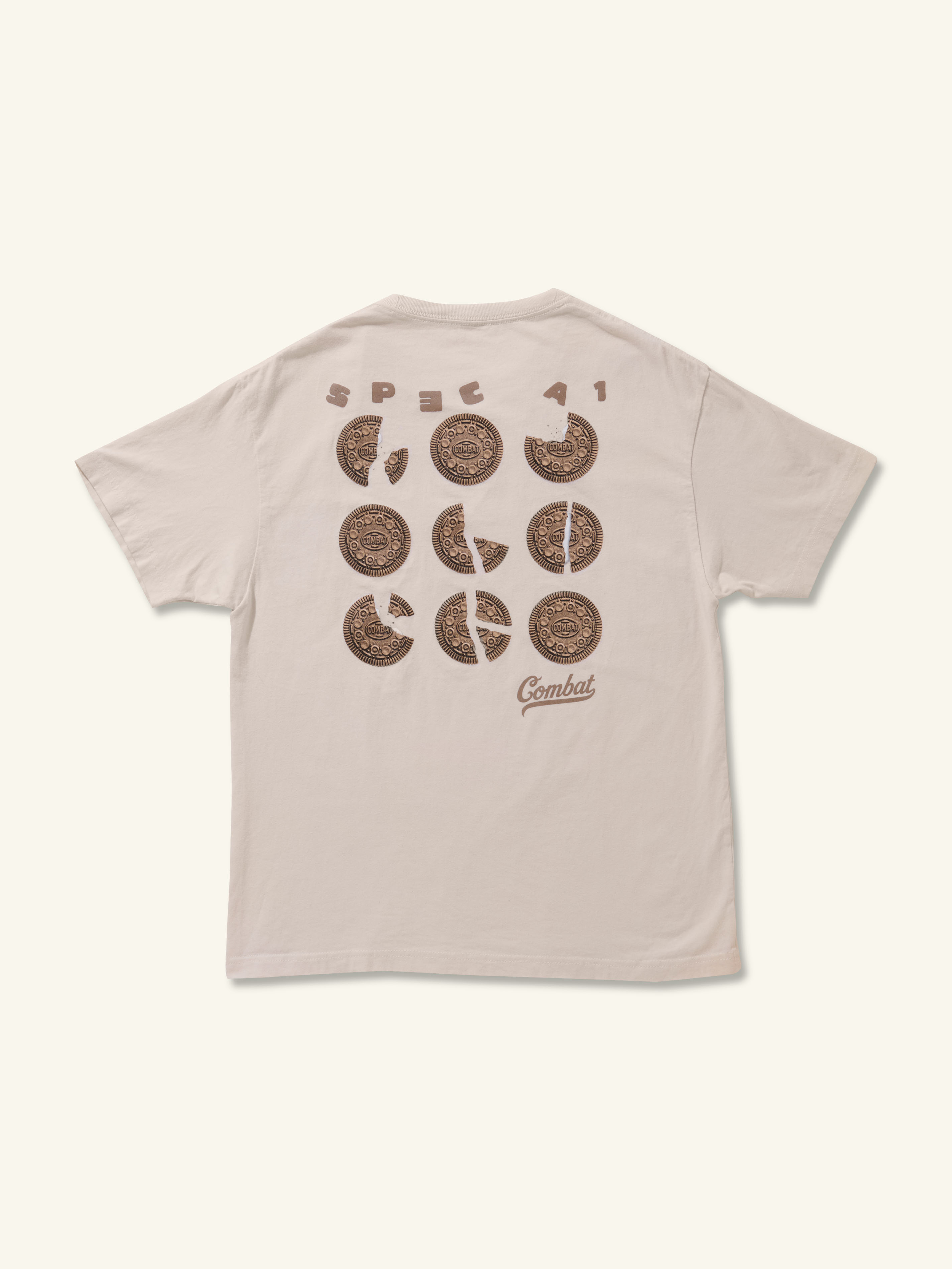 Combat MFG Cookies Tee, Cream