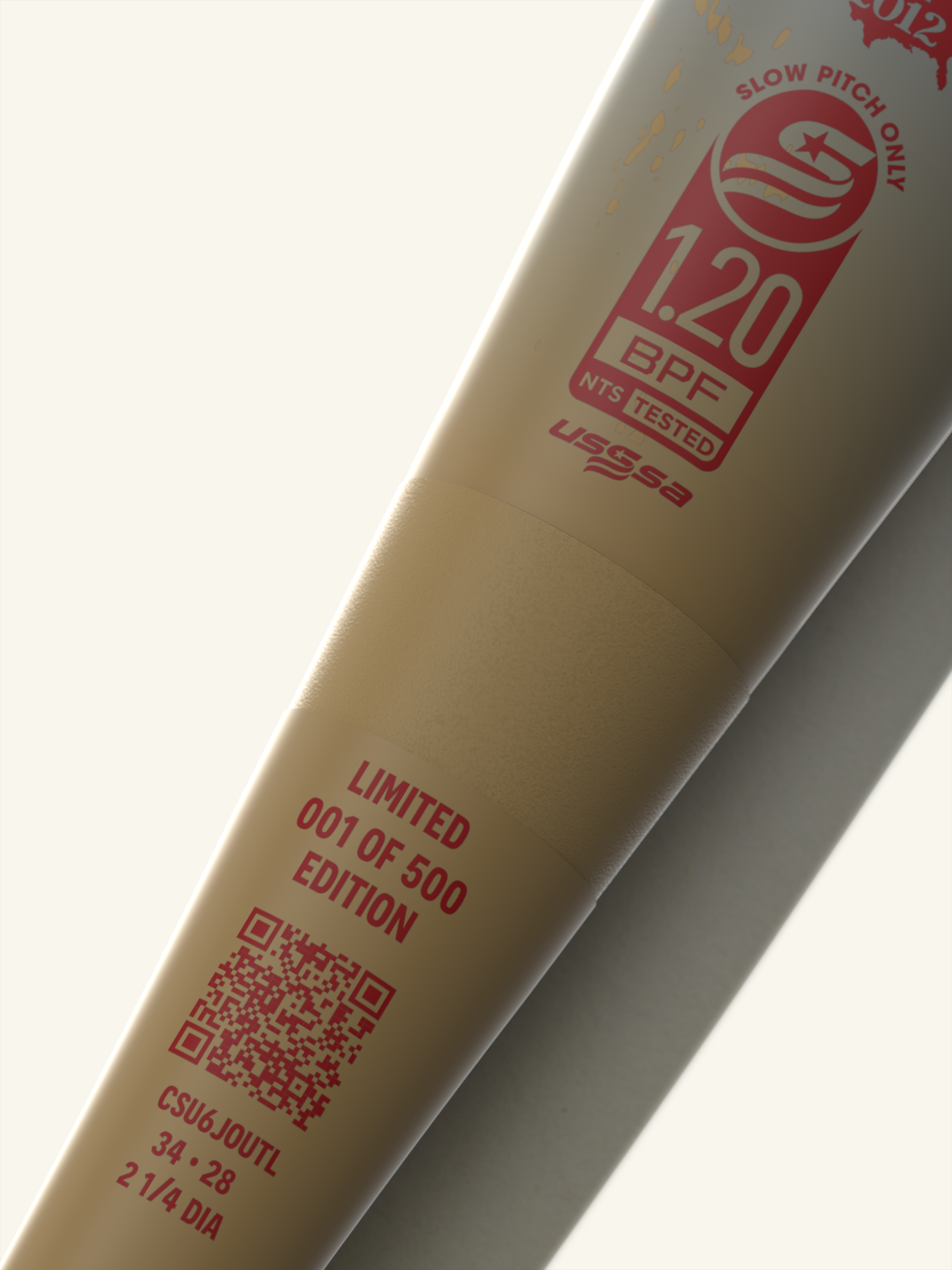 Combat Outdoor "BIG BARRELS" Bradley Jones CR-1 2-Piece USSSA Slowpitch Bat