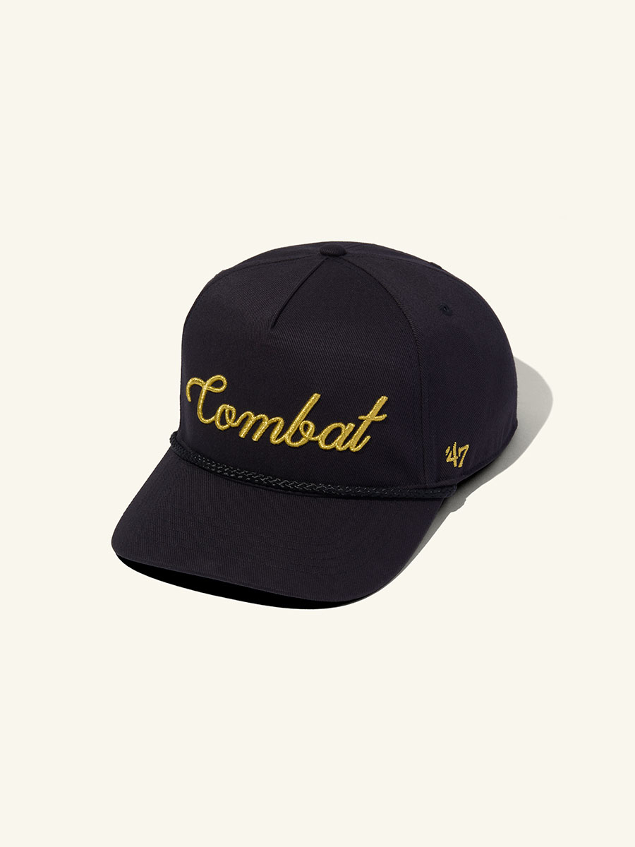Combat MFG Country Club Branded Rope Hat, Black