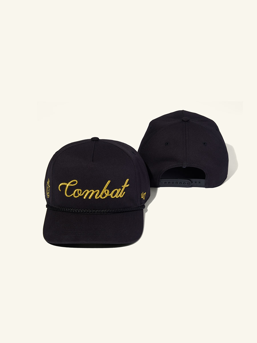 Combat MFG Country Club Branded Rope Hat, Black