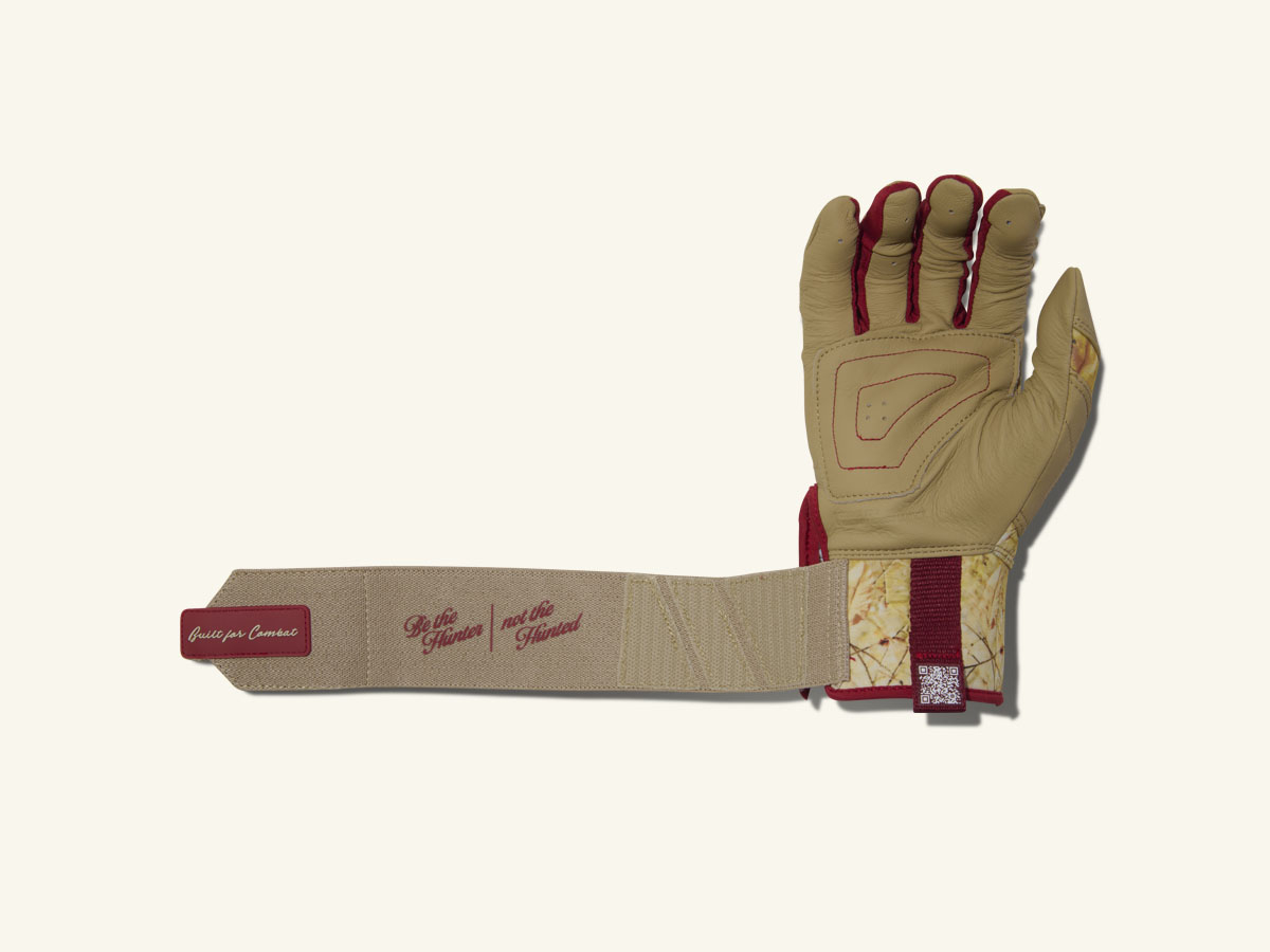 COMBAT MFG Outdoor Long Strap Batting Gloves