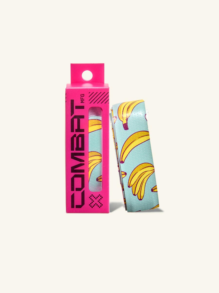 COMBAT MFG Ultra-Perforated Bat Grip, 1.2mm, Bananas