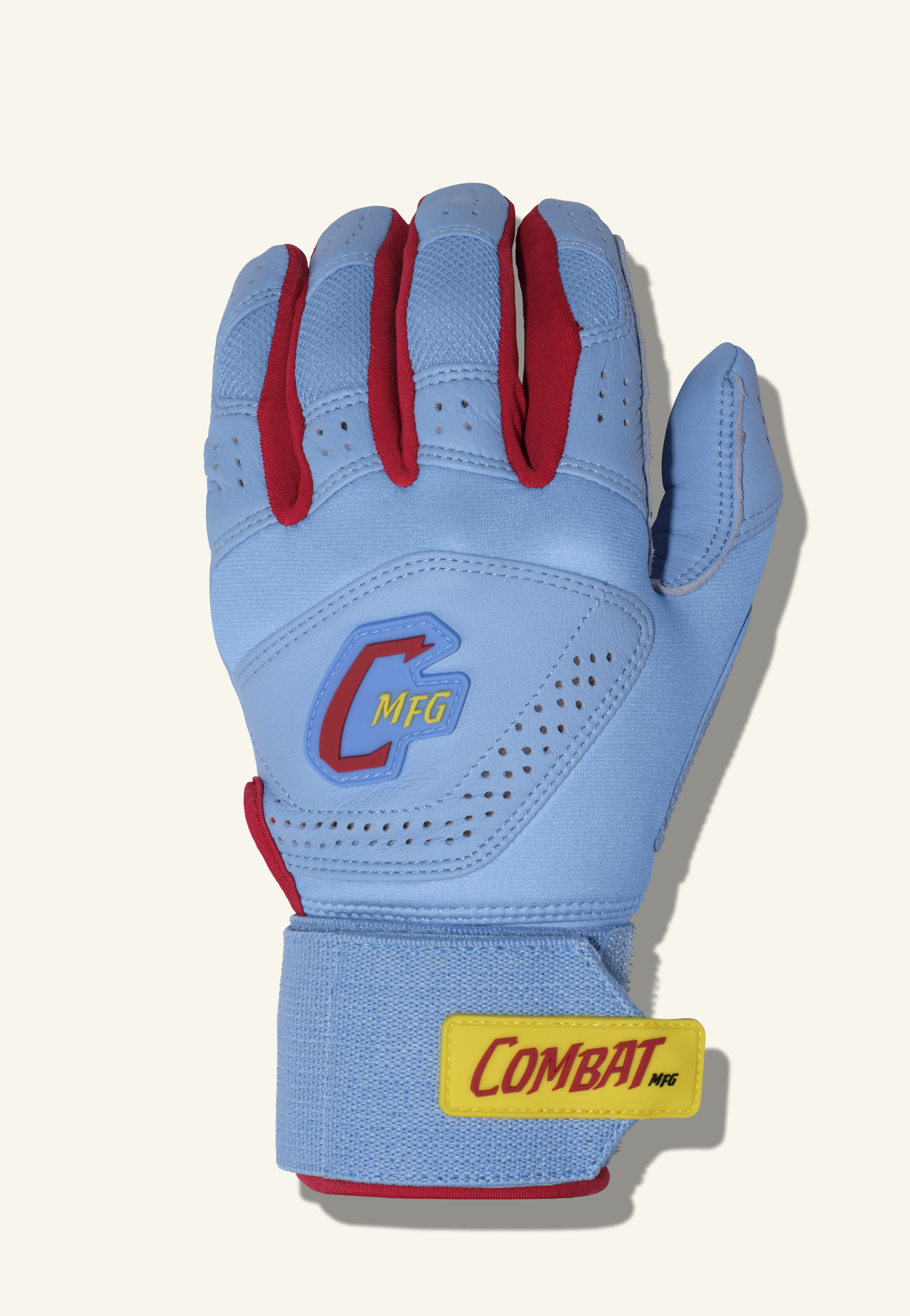 COMBAT MFG Outdoor Long Strap Batting Gloves