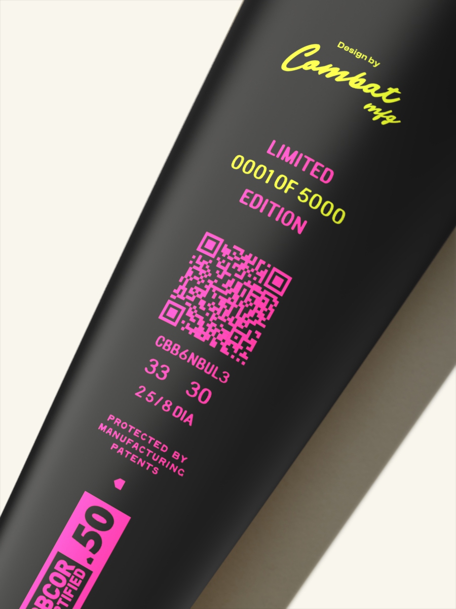 COMBAT MFG Midnight Rodeo "Arena" SPEC-A1 BBCOR Bat