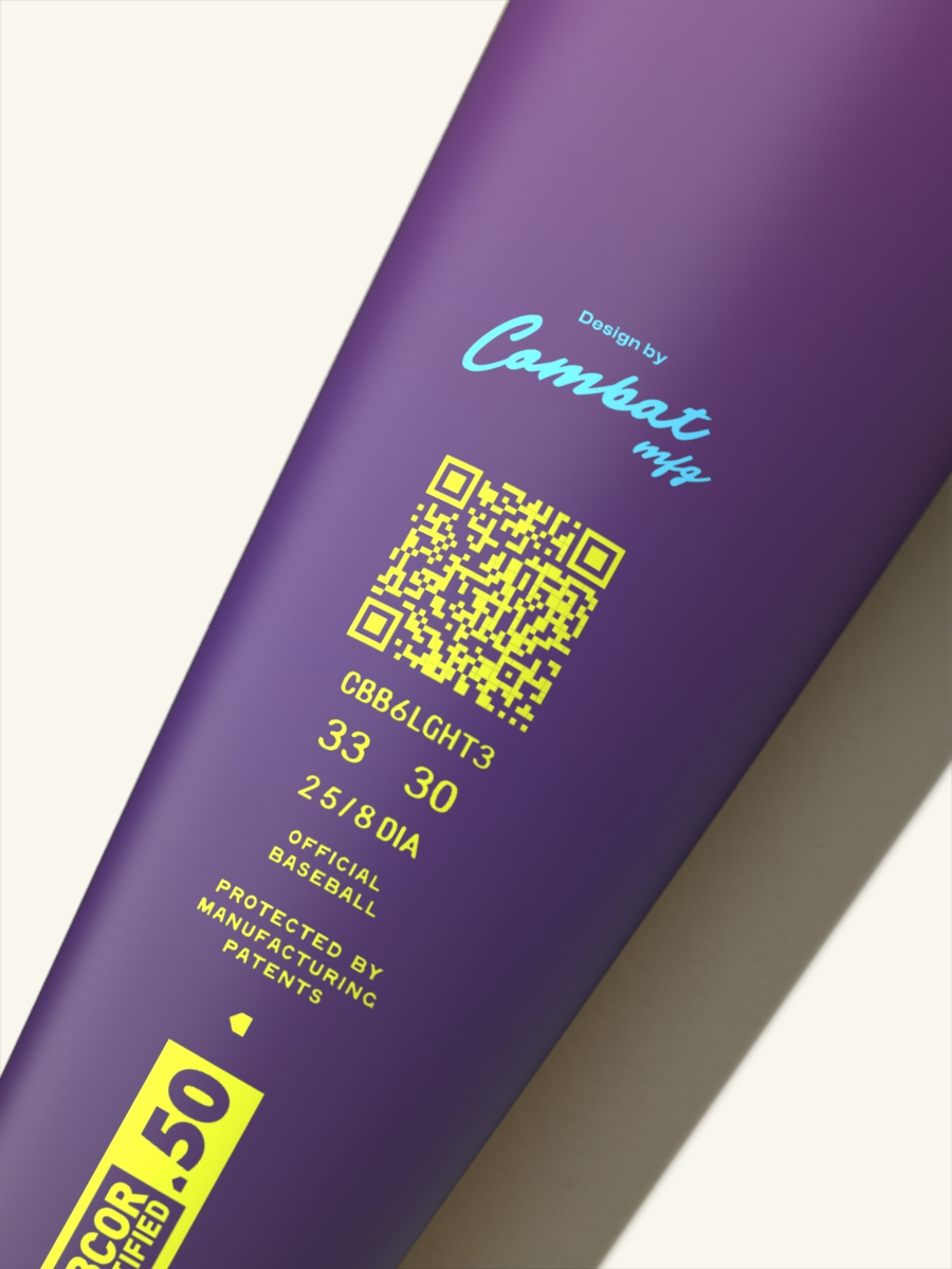 COMBAT MFG Midnight Rodeo "Work to Shine" SPEC-A1 BBCOR Bat